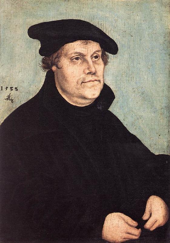 CRANACH, Lucas the Elder Portrait of Martin Luther dfg china oil painting image